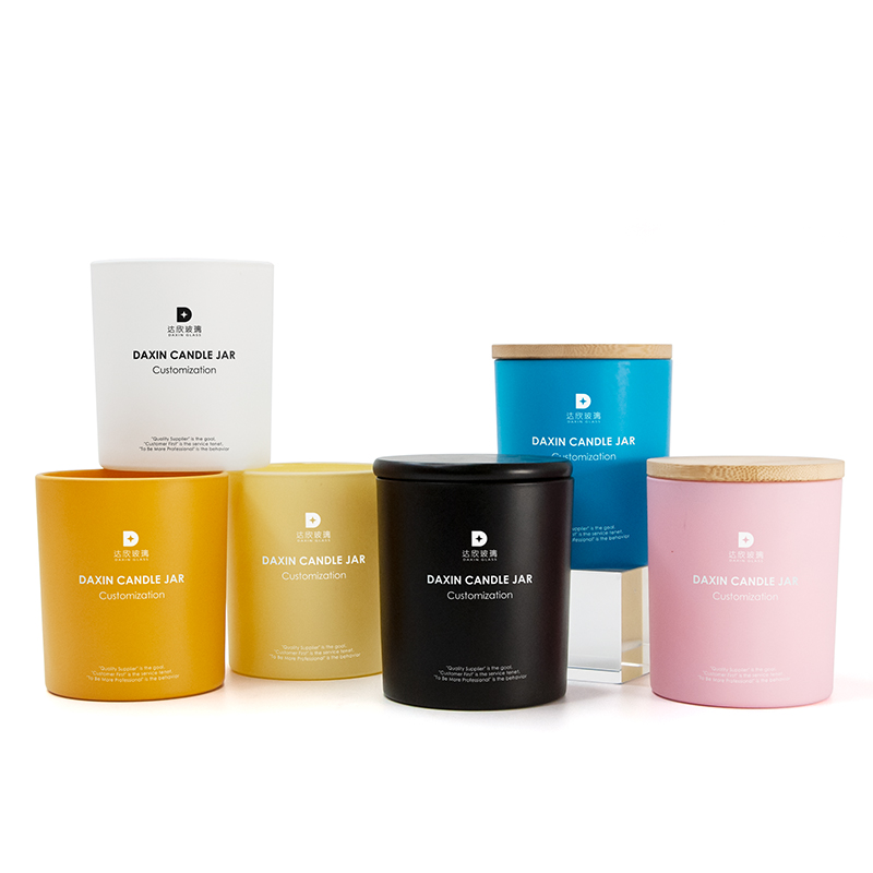 sechs Daxin benutzerdefinierte Kerze Glas mit benutzerdefinierten Logo 01