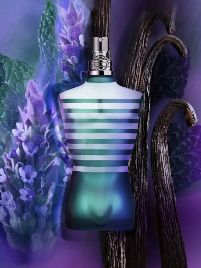 diseño único de frasco de perfume